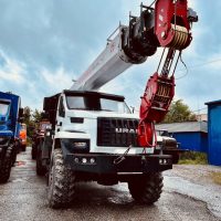 Перегон автокрана УРАЛ